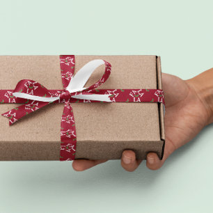 Fa La Festive Holly Weihnachten Satinband