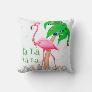 Fa La Flamingo Xmas Kissen