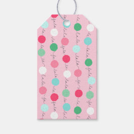Fa La Garland Gift Tag (Pink) Geschenkanhänger
