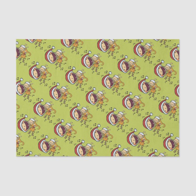 Fa-La-La-Baby Leslie-Patricellis Seidenpapier (Vorderseite)