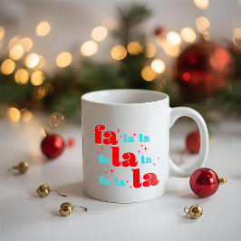 Fa La La Christmas Kaffeetasse