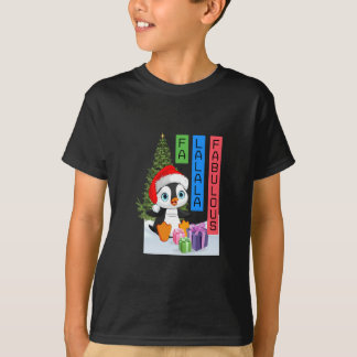 Fa La La Fabulous Weihnachtspenguin Kids' T-Shirt