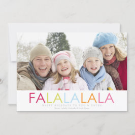 Fa La La Feiertagskarte