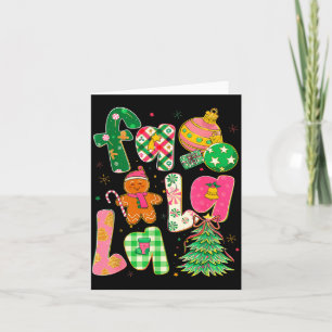 Fa La La Kokette Weihnachts-Gingerbread-Baum Karte