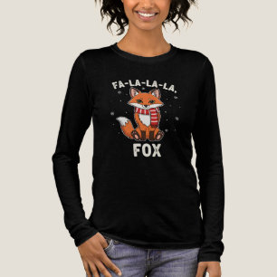Fa La La La Fuchs – Süßes Lustiges Weihnachtsfuchs Tri-Blend Shirt