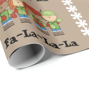 Fa-La-La-La Geschenkpapier
