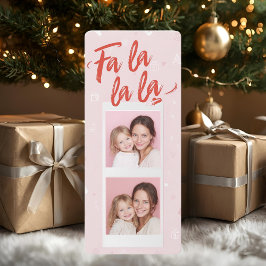Fa La La La La La | Blush Pink Modernes Weihnachts