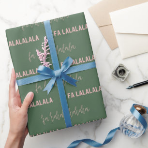 Fa La La La La La La La Christmas Geschenk Geschenkpapier