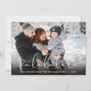 Fa La La La La La La Script Foto Weihnachten