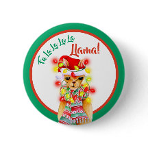 Fa la la la la llama whimosus aquarellfarbene Weih