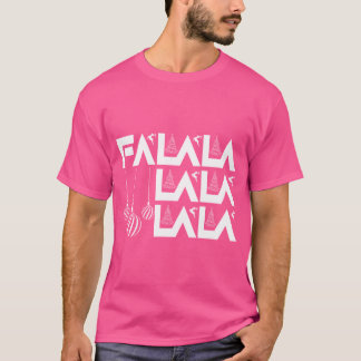 Fa La La La La" Moderne grafische Weihnachten T-Shirt