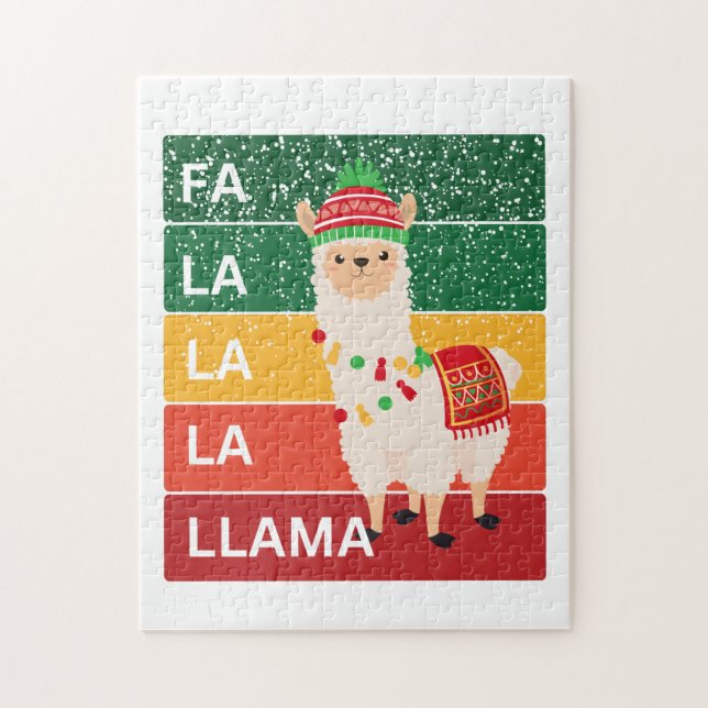 FA LA LA LA LLAMA PUZZLE (Vertikal)
