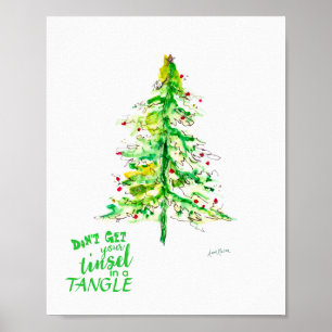 Fa La La La Tree Poster