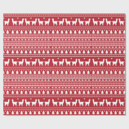 Fa-La-La Lama Weihnachtspapier Geschenkpapier