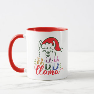 Fa-La-La-Lama-WeihnachtsTasse Tasse