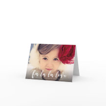 Fa La La Liebe Weihnachtsgrüßen Foto