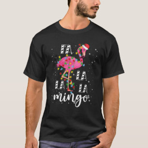 Fa La La Mingo Flamingo Für Funny Christmas Paj T-Shirt