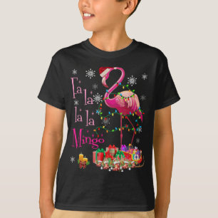 Fa La La Mingo Flamingo für Weihnachten Weihnachte T-Shirt