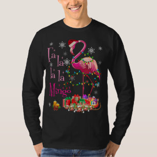 Fa La La Mingo Flamingo für Weihnachten Weihnachte T-Shirt