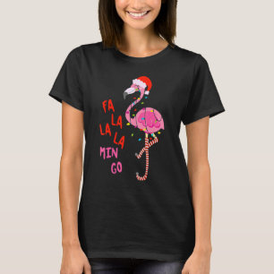 Fa La La Mingo Flamingo Für Weihnachten Weihnachte T-Shirt