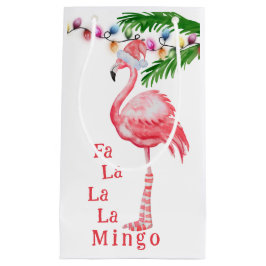 Fa La La Mingo Pink Flamingo Beach Weihnachten Kleine Geschenktüte
