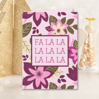 Fa La La Modern Botanische Weihnachten