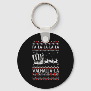 Fa La La Walhalla Wikingerschiff Weihnachten Xmas Schlüsselanhänger