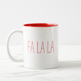 Fa La La Zweifarbige Tasse