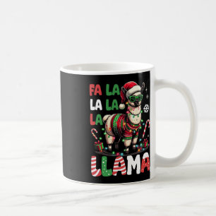 Fa La Llama Funny Llama Christmas Animal Lover Kaffeetasse