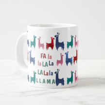 Fa La Llama Jumbo Tasse