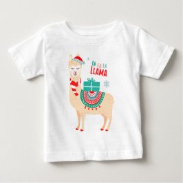 Fa La Llama | Weihnachten Baby T-shirt