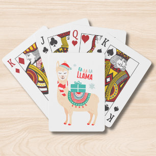 Fa La Llama Weihnachten Spielkarten