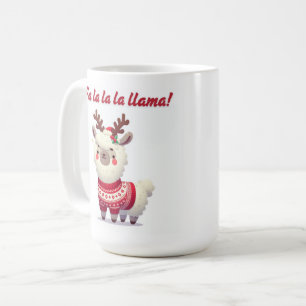 Fa La Llama Weihnachtsfeier Tasse - Fun Holiday Ge