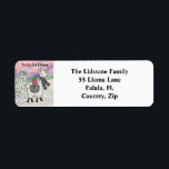 Fa La Llama Whimsical Christmas Address Labels<br><div class="desc">Freuen Sie sich auf die festliche Saison mit einem "Fa La Llama"-Rücksendelabel. Das Design entstand aus meiner Aquarellmalerei,  die ein sanftes und niedliches Lama-Prancing durch den Winterschnee zeigt,  das mit Blau,  Grün und Rosa besticht. Die Karte ist skurril und stilvoll,  perfekt für einen modernen und lustigen Weihnachtsgruß.</div>