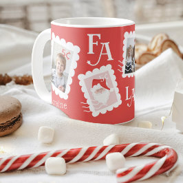 Fa La Santa Claus Weihnachts Briefmarke Foto Kaffeetasse
