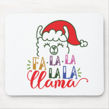 Fa-Lalalala Lama-Weihnachten | Mousepad