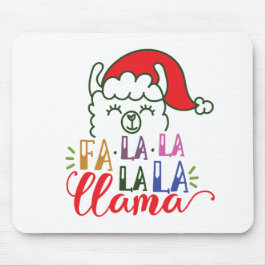 Fa-Lalalala Lama-Weihnachten | Mousepad