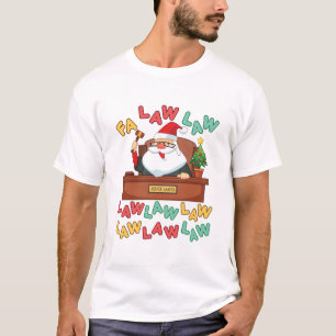 Fa Law Anwalt Weihnachtsmann T-Shirt