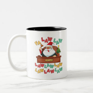 Fa Law Anwalt Weihnachtsmann Zweifarbige Tasse