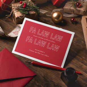 Fa Law Law Lustiger Anwalt Witz Weihnachten