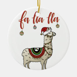 Fa Lla Llama Weihnachtsschmuck