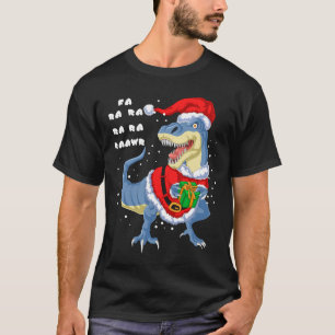 fa ra ra rawr dinosaurier christmas T-Shirt