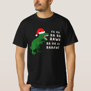 Fa Ra Ra Rawr, T-Rex Weihnachts-Shirt T-Shirt