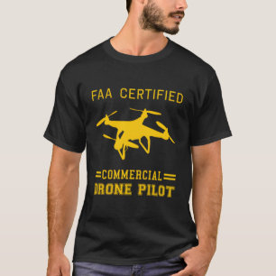 FAA-lizenzierte Kommerzielle US-Pilot-Drohne T-Shirt