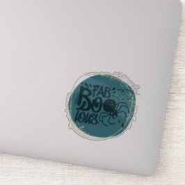 Fab...Boo...Lous..Fun Halloween-Zitat-Sticker Aufkleber