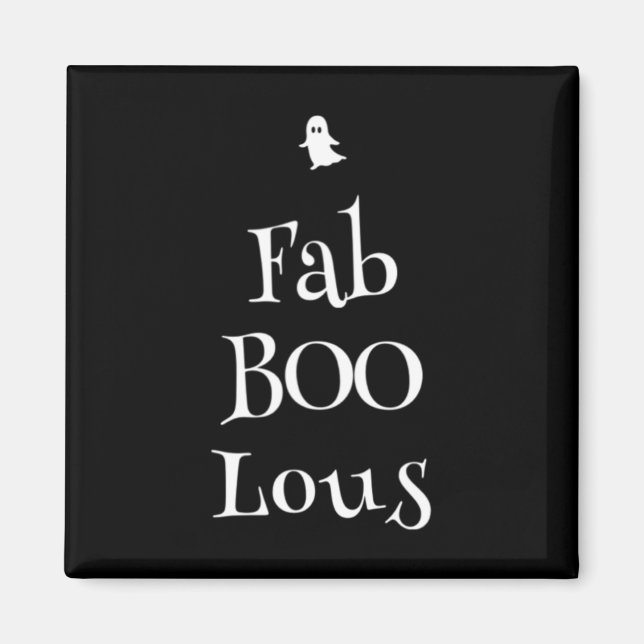 Fab Boo Lous Halloween Ghost Magnet (Vorne)
