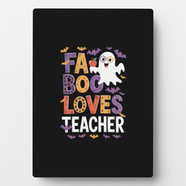 Fab Boo Lous Retro Halloween Fotoplatte (Vorderseite)