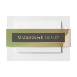 Fab Chartreuse 🤵 kühne & stilvolle Budgetheirat Einladungsbanderole