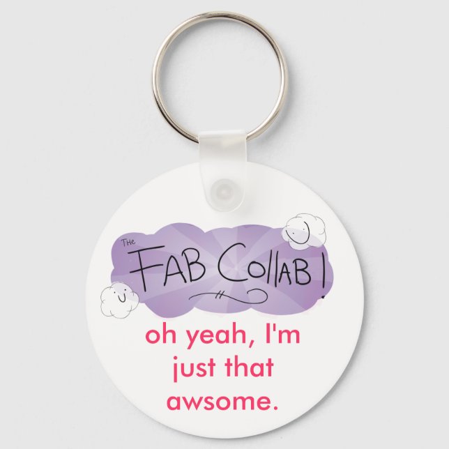 Fab-Collab-Schlüsselkette Schlüsselanhänger (Vorderseite)