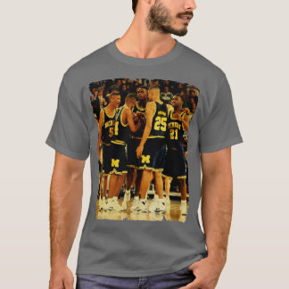 Fab Five Vintage-Design von Basketball T-Shirt